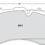 PFC 8801.12 Тормозные колодки Z-RATED ECV