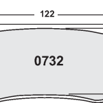 PFC 0732.11.17.44 Колодки задние тормозные для CHEVROLET Corvette C6 (кроме Z06/ZR1) (11 компаунд, 17 мм)
