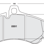 PFC 0991.08.17.44 Передние тормозные колодки для PORSCHE 996 GT2/GT3 / 997 Turbo/GT3 380 мм (08 Compound, 17 мм)