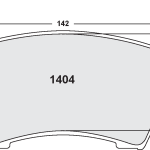 Передние тормозные колодки PFC 1404.10 Z-RATED для CHEVROLET Camaro 2010 - 2015 гг.