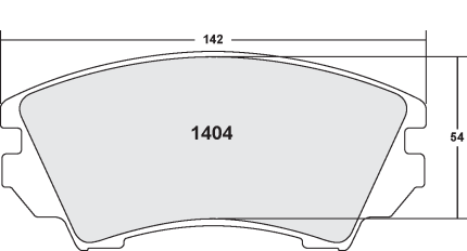 Передние тормозные колодки PFC 1404.10 Z-RATED для CHEVROLET Camaro 2010 - 2015 гг.
