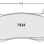 PFC 7834.01.16.44 Колодки тормозные RACE 01 CMPD 16MM Lotus Exige (2006-) Sport Cup (4 поршня)