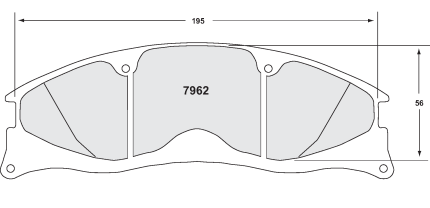 PFC 7962.10 Колодки тормозные Z-RATED ZR62
