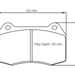 PAGID 1427-RSL29 Колодки передние тормозные RSL29 NISSAN 350Z Coupe Track