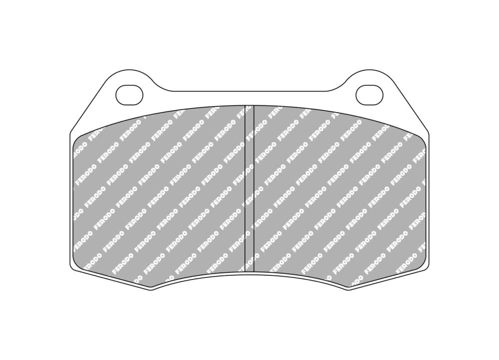 1509_7hVZ_FCP1298 Передние тормозные колодки FERODO FCP1298H DS2500 для NISSAN GT-R (R33 / R34) / BMW M5 (E34) — изображение 1