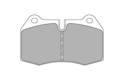Передние тормозные колодки FERODO FCP1561W DS1.11 для NISSAN 350Z (Z33) / HONDA Integra Type-R (DC5)