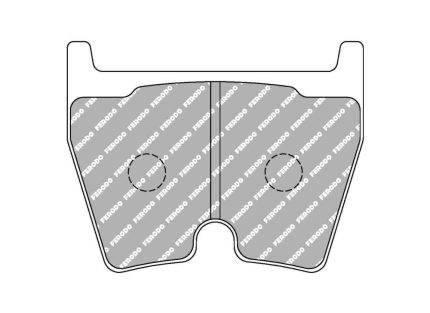 Передние тормозные колодки FERODO FCP1664H DS2500 для AUDI R8/TT RS/LAMBORGHINI Gallardo/Murcielago