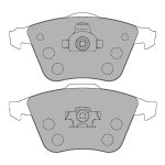 Передние тормозные колодки FERODO FCP1706H DS2500 для FORD Focus ST (Mk2)