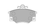 Передние тормозные колодки FERODO FCP370H DS2500 для LANCIA Delta/AUDI 100