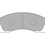 Передние тормозные колодки FERODO FCP765R DS3000 для MITSUBISHI Lancer EVO 6/7/Montero Sport/Pajero
