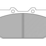 Передние тормозные колодки FERODO FCP986H DS2500 для NISSAN Skyline GTS (R32/R33)/SUBARU Impreza WRX (GD/GG)