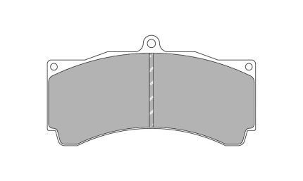 Тормозные колодки FERODO FRP3003H DS2500 для суппорта Alcon PNF4489X532/AP Racing CP5555/CP5060-2