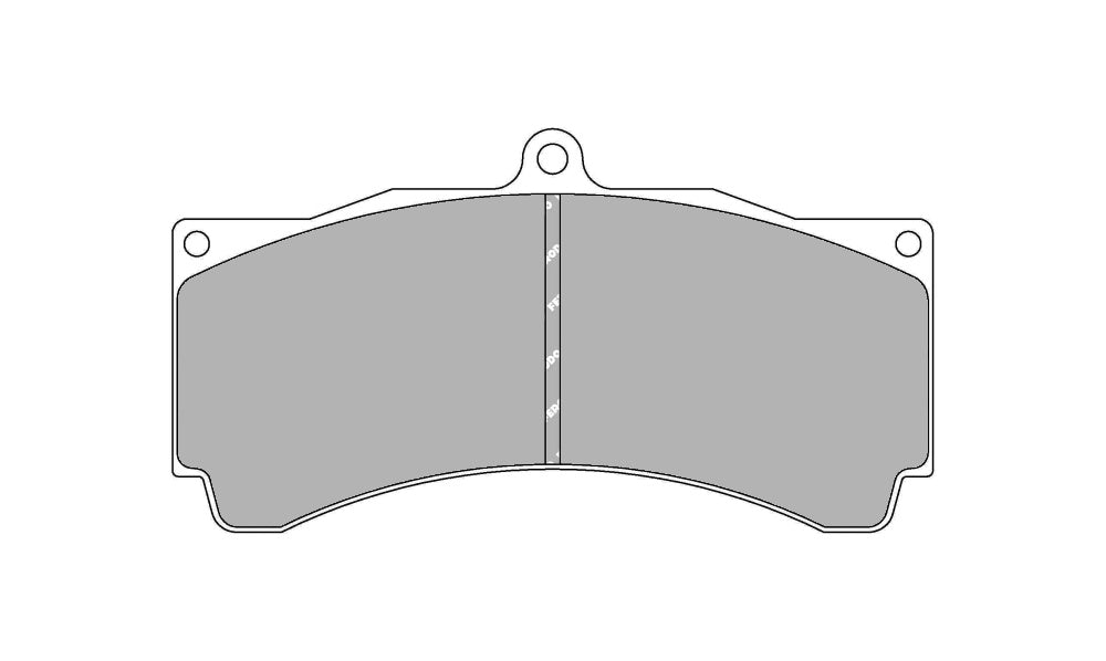 1546_u9cO_FRP3003 Тормозные колодки FERODO FRP3003H DS2500 для суппорта Alcon PNF4489X532/AP Racing CP5555/CP5060-2 — изображение 1
