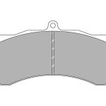 Тормозные колодки FERODO FRP3003R DS3000 для суппорта Alcon PNF4489X532/AP Racing CP5555/CP5060-2