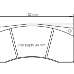 PAGID 1595-RST3 Колодки передние тормозные RST3 TOYOTA GT86 2.0 GT R3 Rally/Citroën C3 R5