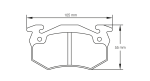 PAGID 1610-RS42 Тормозные колодки RS42