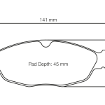 PAGID 1620-RS42 Тормозные колодки RS42