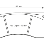 PAGID 1674-RST1 Задние тормозные колодки RST1 BMW M4 GT4/M6 GT3 [гоночный автомобиль] / PORSCHE 991.2 GT3 R [гоночный автомобиль]