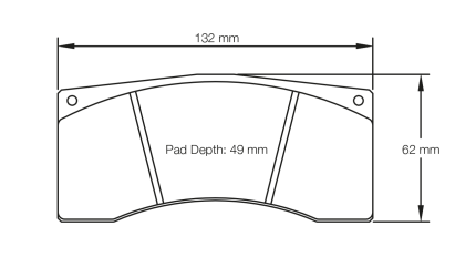 PAGID 1674-RST3 Колодки задние тормозные RST3 BMW M4 GT4/M6 GT3 [гоночный автомобиль] / PORSCHE 991.2 GT3 R [гоночный автомобиль]