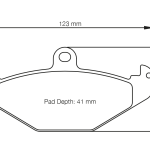 PAGID 1682-RST3 Тормозные колодки RST3