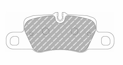 Задние тормозные колодки FERODO FCP4713H DS2500 для PORSCHE 911 Carrera 4S/Carrera 4 GTS/Carrera S/Carrera GTS (991)