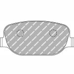 Передние тормозные колодки FERODO FRP3067Z DSUNO для SUBARU Impreza WRX STI (GR/GH/G3)/TESLA Model S