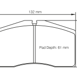 PAGID 1842-RSL29 Колодки передние тормозные RSL29 PORSCHE 993 Turbo/GT2/RS