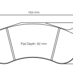 PAGID 2017-RSL1 Передние тормозные колодки RSL1 CHEVROLET Corvette C7 GT3 [Callaway Race Car] / AP Racing CP6268 D62