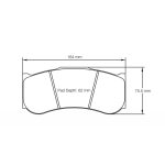 PAGID S2019RSX001 Передние тормозные колодки RSX для BMW M4 GT4 (F82) / M6 GTLM / M6 GT3 — изображение 4