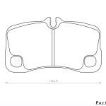 ENDLESS HP285MA45B Колодки тормозные задние PORSCHE 997 GT2/GT3/Turbo (18,5мм)