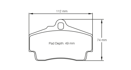 PAGID 2406-RST3 Колодки задние тормозные RST3 PORSCHE 718 Cayman S 2.5 (982)/981C Cayman GTS 3.4