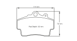 PAGID 2407-RSL29 Колодки передние тормозные RSL29 PORSCHE Boxster [987] 05 - 14
