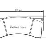 PAGID 2557-RST1 Колодки передние тормозные RST1 BMW Z4 GT3 [гоночный автомобиль] / AP Racing CP6080 D54/CP6210 D54/CP6269