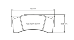 PAGID 2557-RSL29 Колодки передние тормозные RSL29 BMW Z4 GT3 [гоночный автомобиль] / AP Racing CP6080 D54/CP6210 D54/CP6269