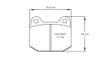 PAGID 2593-RS14 Колодки передние тормозные RS14 OPEL Speedster 2.2i 16V