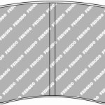 Тормозные колодки FERODO FRP216G DS3.12 для суппорта AP Racing CP3307/CP3620/Alcon PNF0084X245