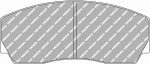Тормозные колодки FERODO FRP216G DS3.12 для суппорта AP Racing CP3307/CP3620/Alcon PNF0084X245