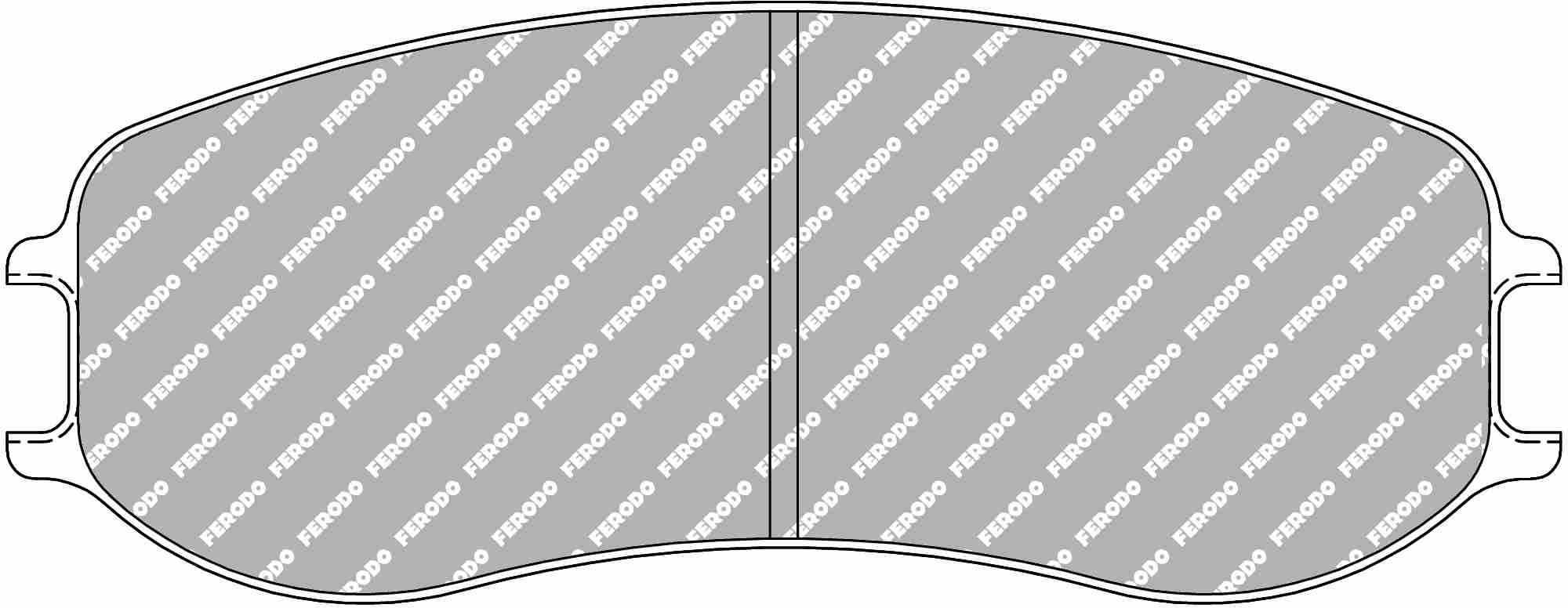 2670444_AJh7_FRP3151_301c216c-1ccb-4446-9995-7bc2d9c028f7 Колодки передние тормозные FERODO FRP3151GB DS3.12 для суппорта PFC PORSCHE 911 (991) GT3 Cup — изображение 1