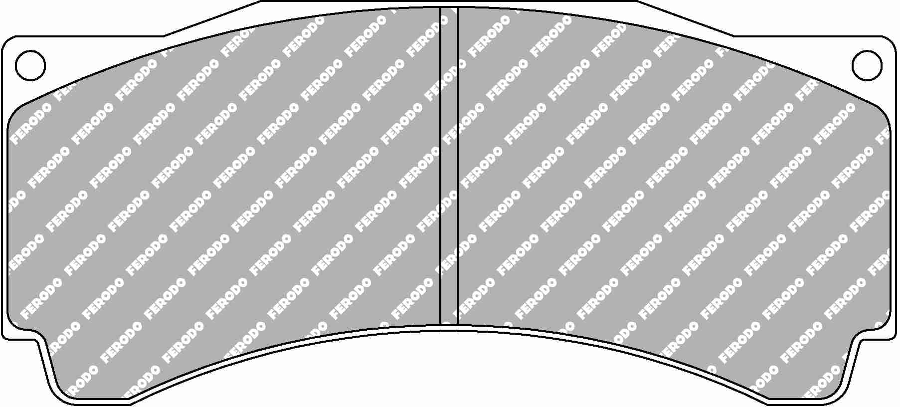 2670458_fAow_FRP3144_cb079860-d14c-4557-9176-c7885cb1e503 Тормозные колодки FERODO FRP3144GB DS3.12 для суппорта AP Racing CP9660 — изображение 1