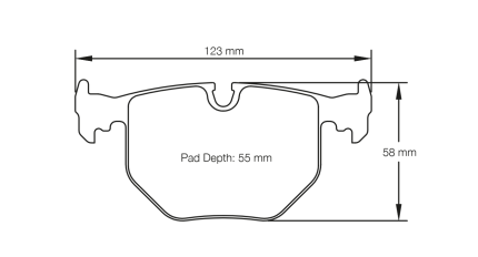 PAGID 2685-RSL29 Задние тормозные колодки для BMW M3 (E46) / M3 CSL (E46) / M5 (E39)
