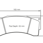 PAGID 2688-RSL29 Колодки передние тормозные RSL29 для BMW M235i Racing/M240i Racing (суппорта AP)
