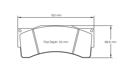PAGID 2688-RSL29 Колодки передние тормозные RSL29 для BMW M235i Racing/M240i Racing (суппорта AP)