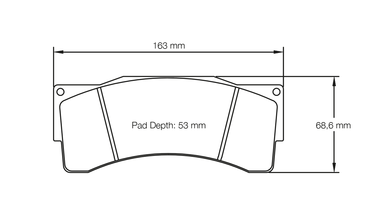 2688 PAGID 2688-RSL29 Колодки передние тормозные RSL29 для BMW M235i Racing/M240i Racing (суппорта AP) — изображение 1