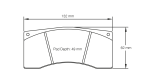 PAGID 2704-RSL1 Задние тормозные колодки RSL1 BMW M8 GTE [гоночный автомобиль] / M2 CS Racing [Разрешение A 450PS] / PORSCHE 991.2 GT2 RS Clubsport [гоночный автомобиль]