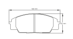 PAGID 8010-RSL29 Колодки передние тормозные RSL29 HONDA CIVIC Type-R/S2000
