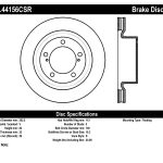 STOPTECH 126.44156CSL Передний ротор Cryo Sport с прорезями слева LEXUS/TOYOTA Land Cruiser/LX570/Sequoia/Tundra 2007-2019