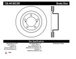 STOPTECH 126.44156CSL Передний ротор Cryo Sport с прорезями слева LEXUS/TOYOTA Land Cruiser/LX570/Sequoia/Tundra 2007-2019 — изображение 2