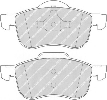 Передние тормозные колодки FERODO FCP1382H DS2500 для VOLVO S60/S80/V70