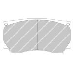 Передние тормозные колодки FERODO FRP3088R DS3000 для MITSUBISHI EVO IX/X Gr.N, асфальт