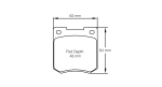 PAGID 3190-RSH42 Колодки тормозные RSH42 Alcon R тип [3451] D42/D48
